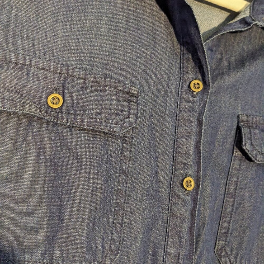 Old Navy Women's Soft Denim Dress - Picture 2 of 9